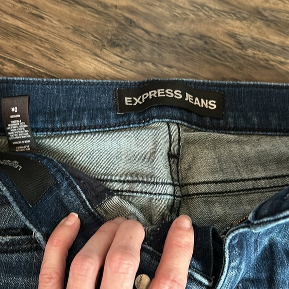 Express Moto jeans size 2 - Picture 4 of 5